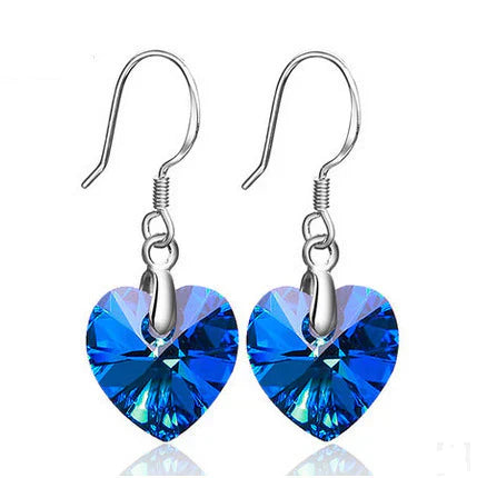 Refined love Sapphire Jewelry Set