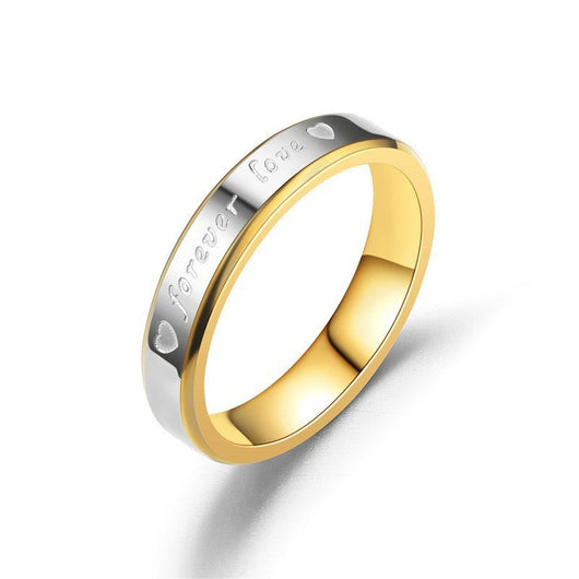Forever Love Couple Ring | Gold