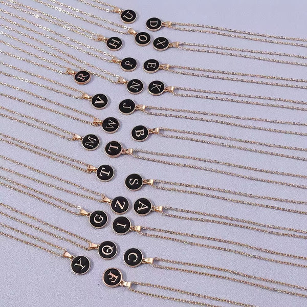 Monette Initial Necklace | Gold