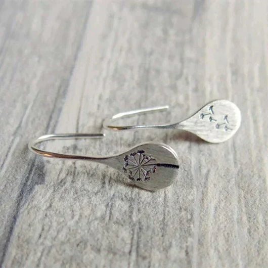 Timeless Silver Flower Earrings