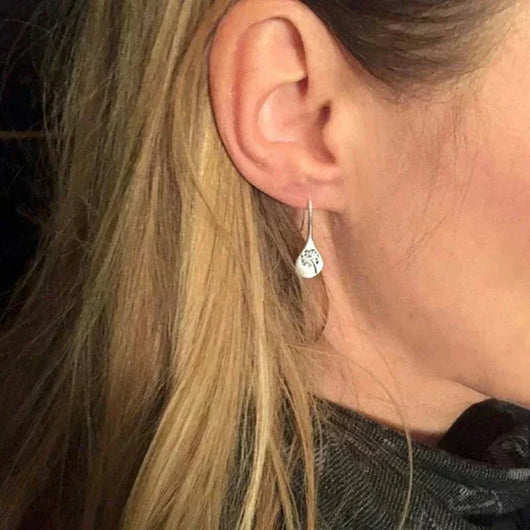 Timeless Silver Flower Earrings