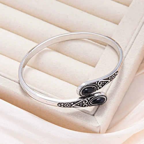 Tribal Gemstone Wrap Bracelet