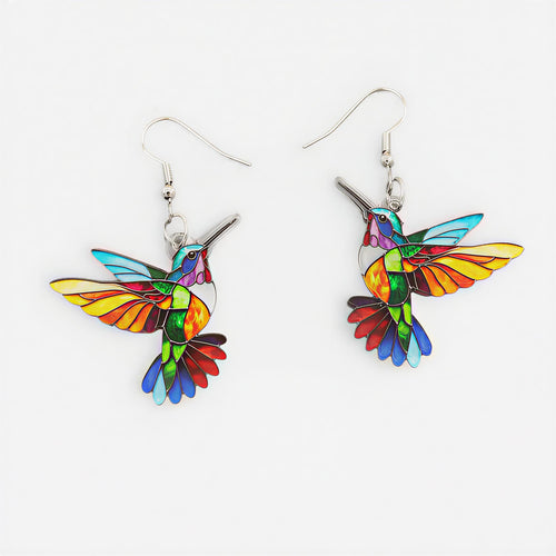 Graceful Hummingbird Earring with Free Necklace | Limited Offer