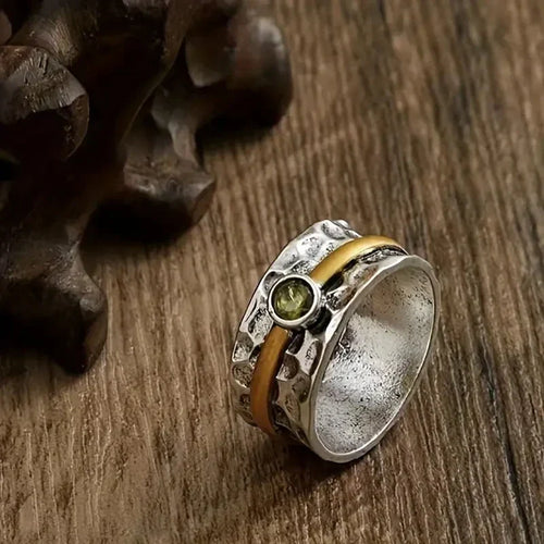 Peridot Band Ring