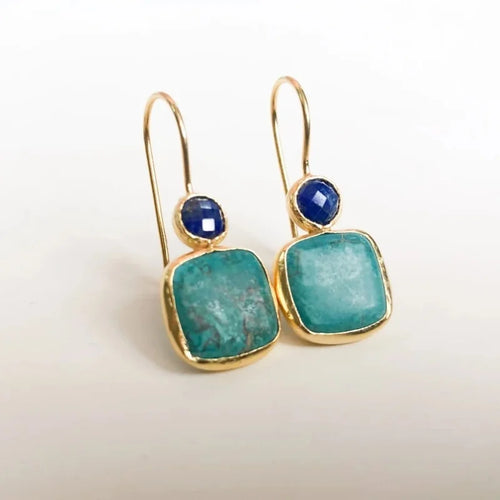 Turquoise Frame Earrings