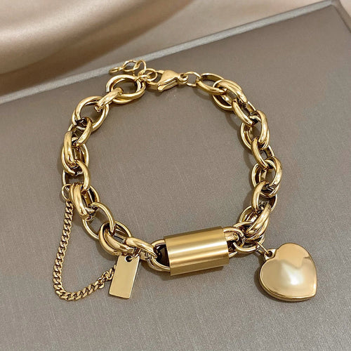 Gold Chunky Bracelet