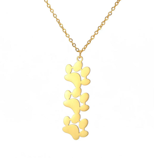 Elegant Stainless Steel Paw Necklace