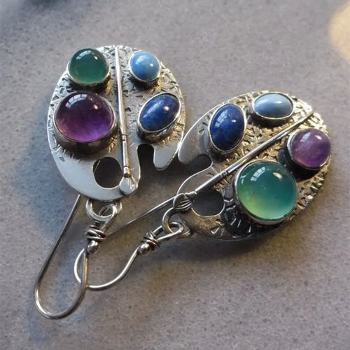 Colorfull Gemstone Earrings