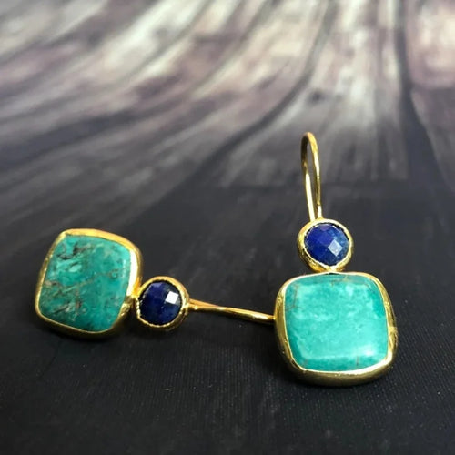 Turquoise Frame Earrings