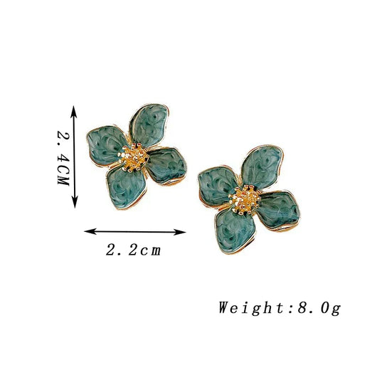 Elegant Light Flower Earrings