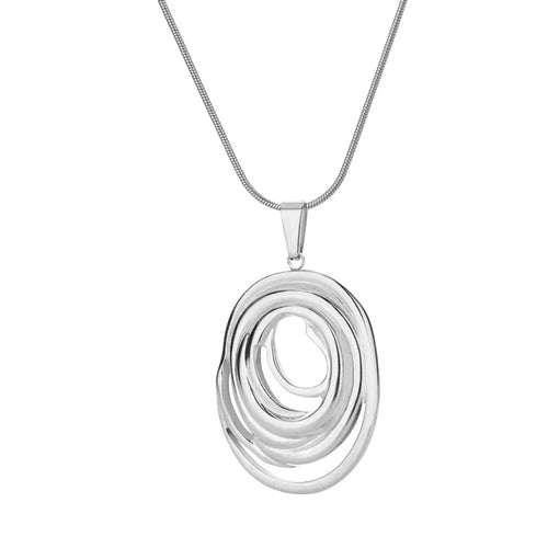 Oval Pendant Necklace
