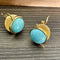 Vintage Turquoise Stud Earrings