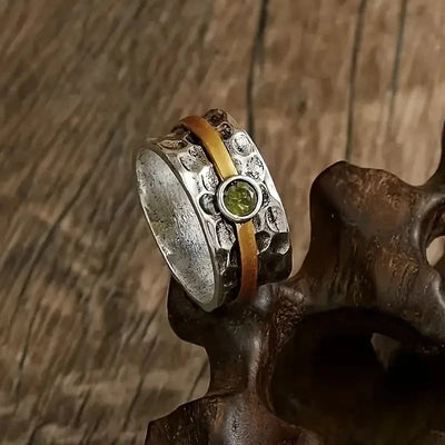 Peridot Band Ring