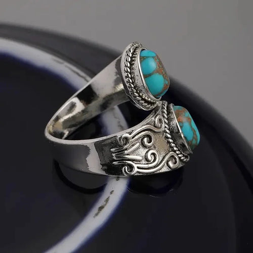 Prestige Turquoise Silver Band Ring