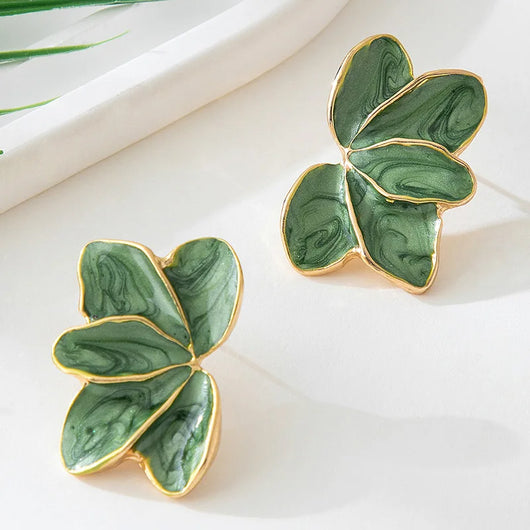 Stunning Floral Vintage Earrings