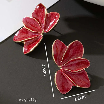 Stunning Floral Vintage Earrings