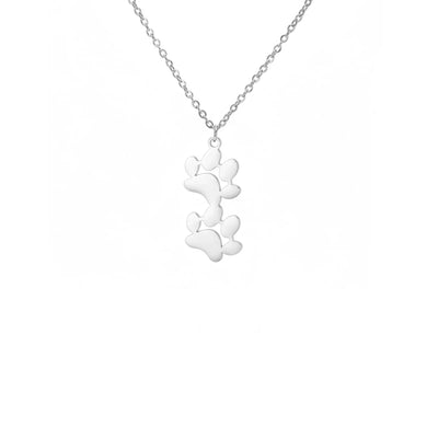 Elegant Stainless Steel Paw Necklace