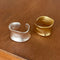 Vintage Adjustable Ring in Gold and Silver