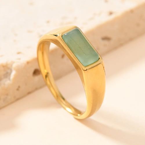 Colorful Gemstone Band Ring