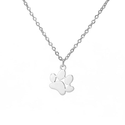 Elegant Stainless Steel Paw Necklace