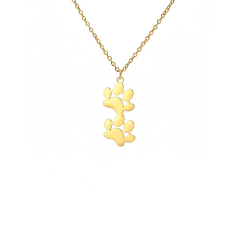 Elegant Stainless Steel Paw Necklace