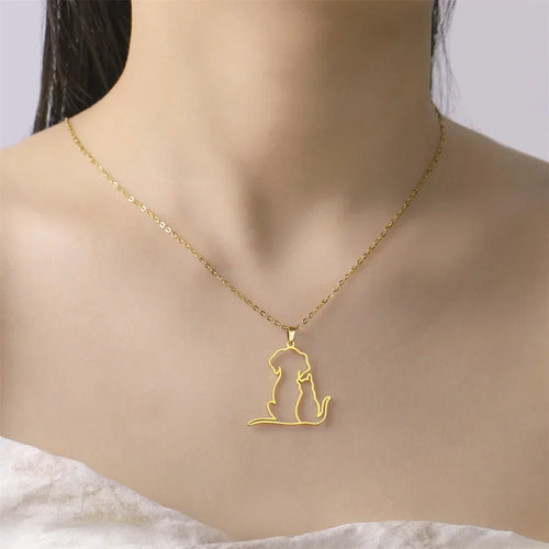 Stainless Steel Soulmates Necklace