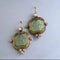 Pearl Geometric Drop Earrings