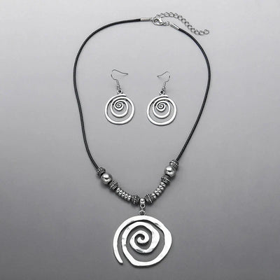 Spiral Vintage Jewelry Set