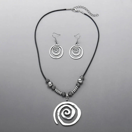 Spiral Vintage Jewelry Set