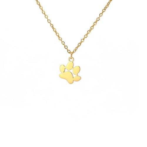 Elegant Stainless Steel Paw Necklace