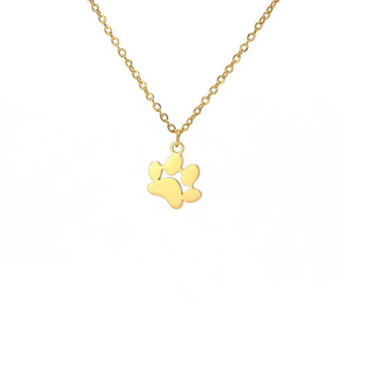 Elegant Stainless Steel Paw Necklace