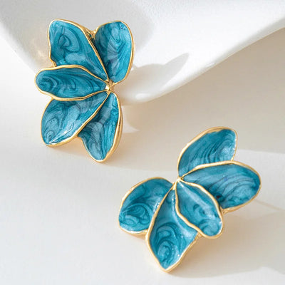 Stunning Floral Vintage Earrings