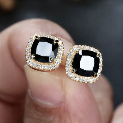 Classic Gold Gemstone Earrings