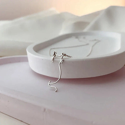 Kitty silhouette Necklace