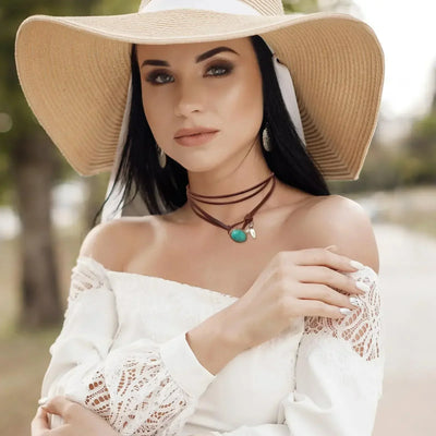 Effortless Turquoise Gemstone Necklace