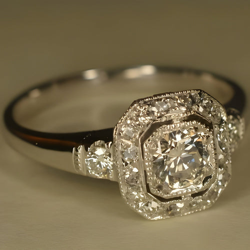 Timeless Diamond Silver Ring
