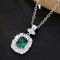 Rosemont Emerald Solitaire Necklace