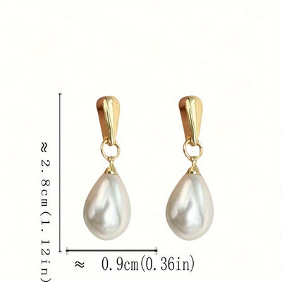 Floating Pearl Earrings