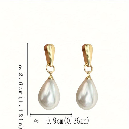 Floating Pearl Earrings