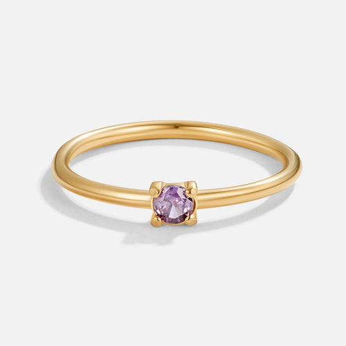 Birthstone Gold Rings