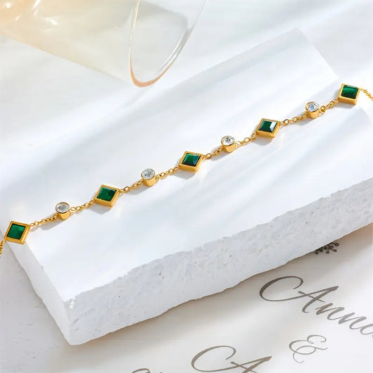 Meadow Emerald Bracelet