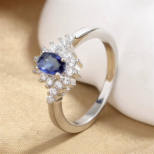 Refined Turquoise Flower Ring