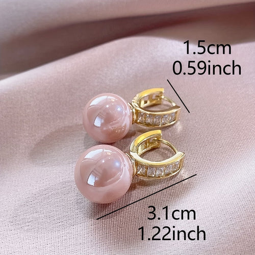 Blushing Pearl Earrings