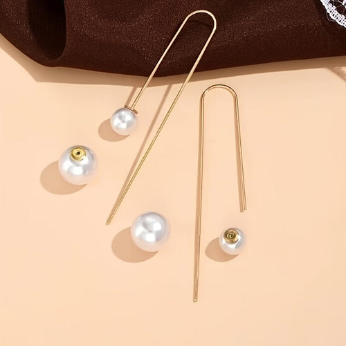 Radiant Pearl Statement Earrings
