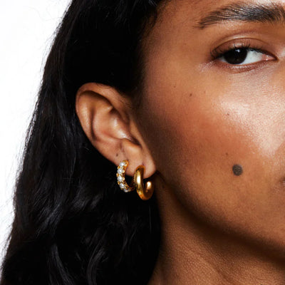 Mother-of-Pearl Charm Earrings