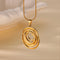 Oval Pendant Necklace