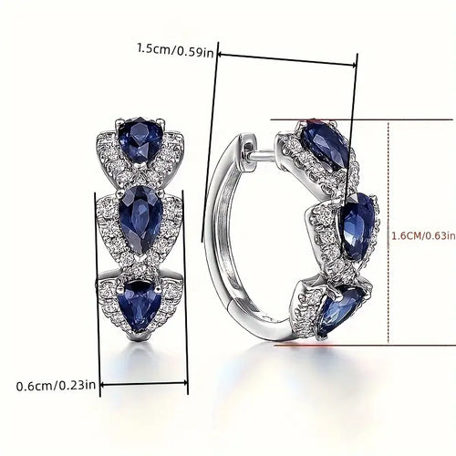 Captivating Sapphire Earrings