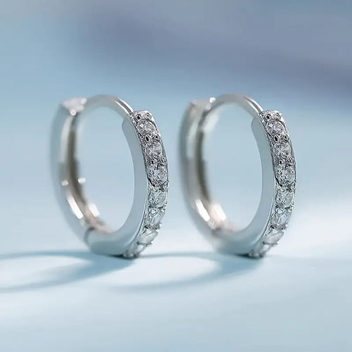 Mayfair Emerald Hoop Earrings