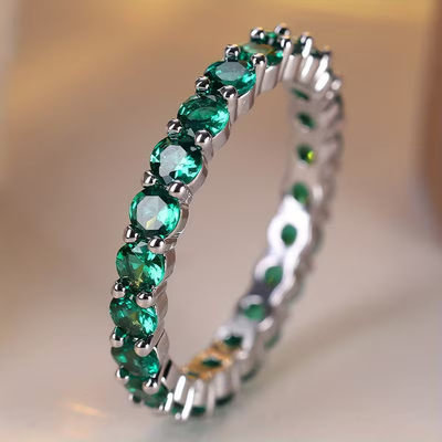 Emerald Eternity Ring