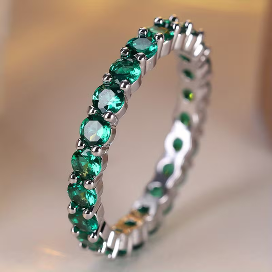 Emerald Eternity Ring
